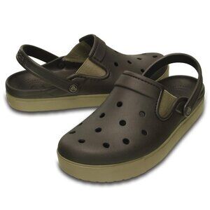 Crocs Unisex Citilane Clog in Espresso/Khaki